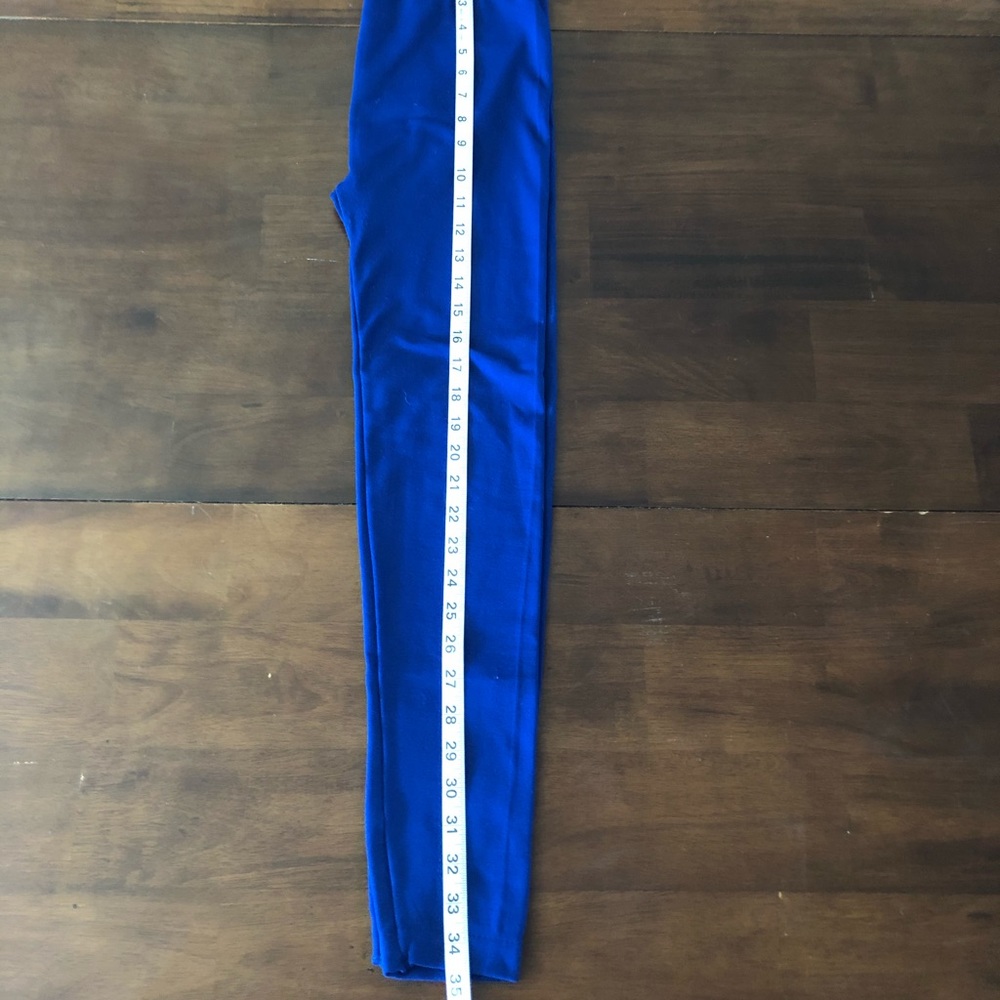 Size S/M. Thick Blue Leggings